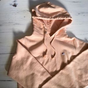 Peach Champion Hoodie